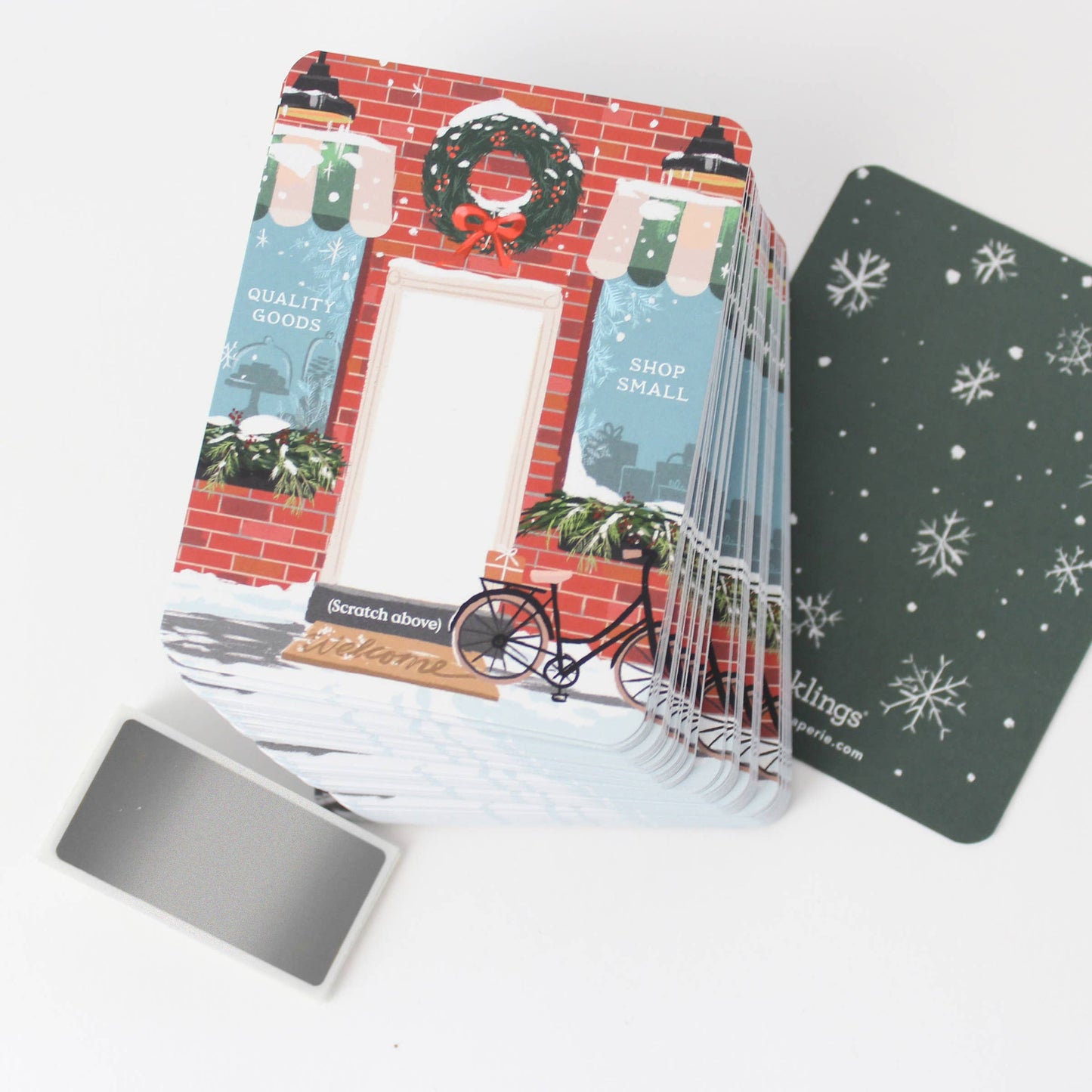 100 Customer Scratch-off Cards - Winter Brick Shop Small