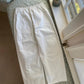 Janus pants, white
