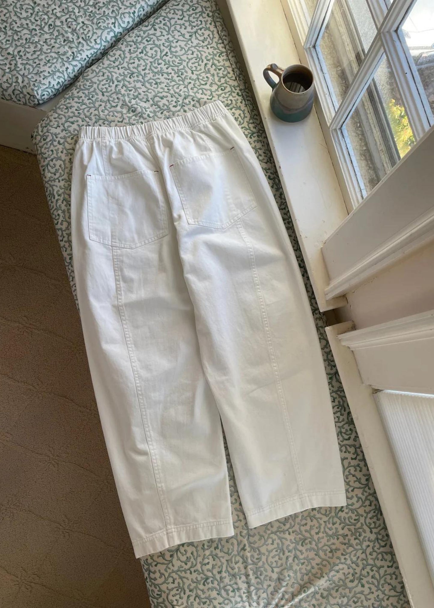 Janus pants, white