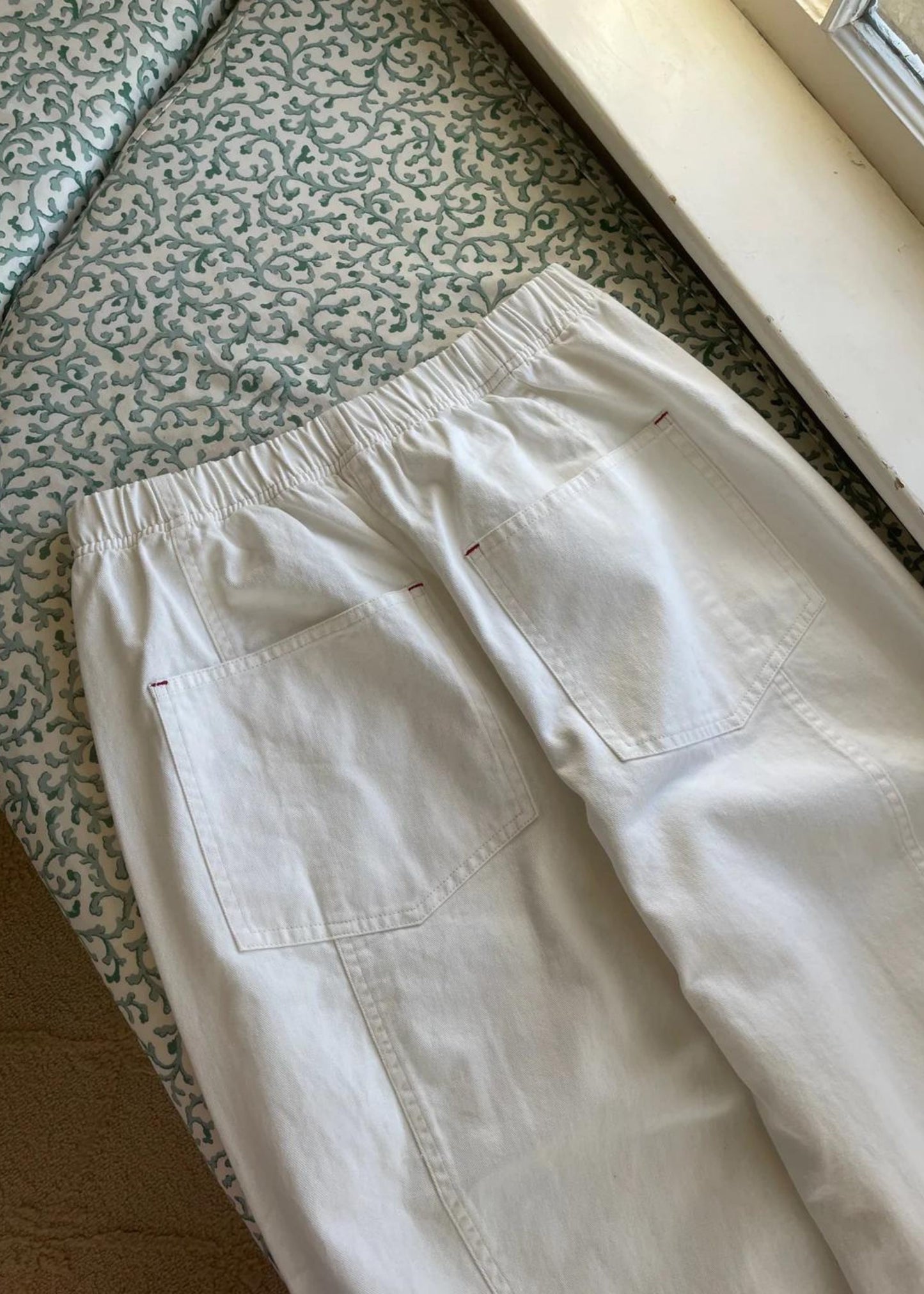 Janus pants, white