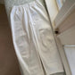 Janus pants, white