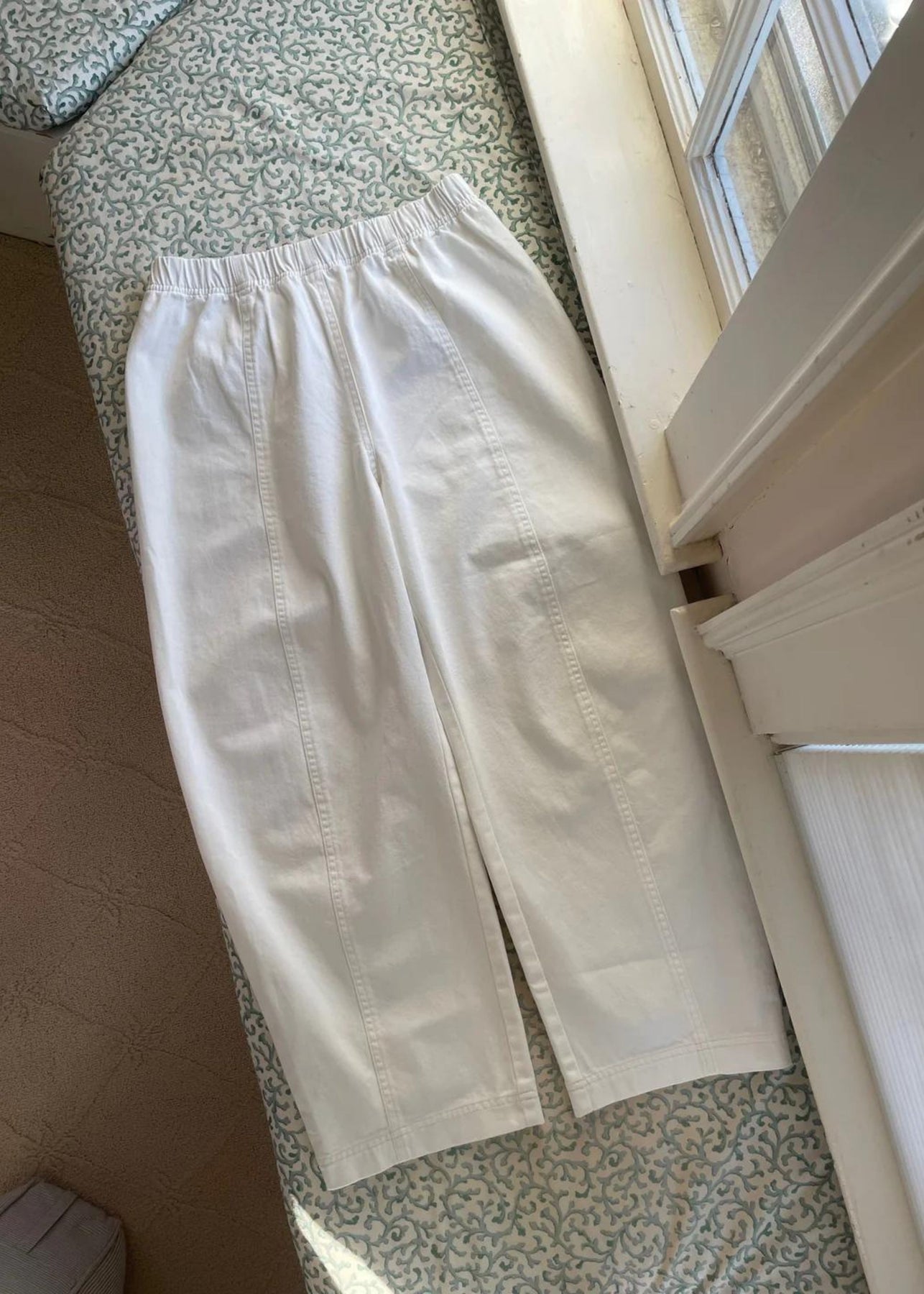 Janus pants, white – Rue Saint Paul