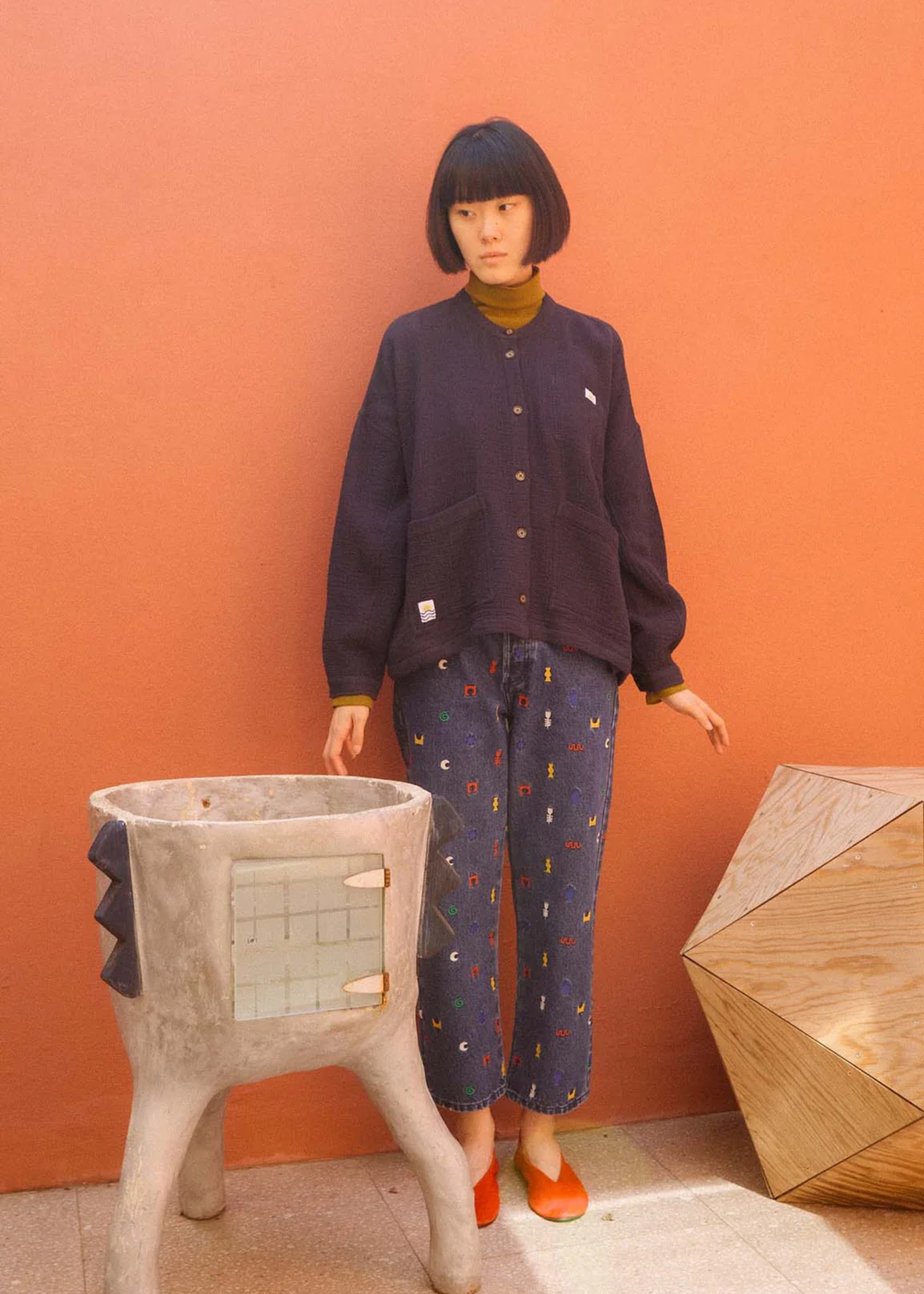 Colton jean embroidery