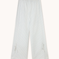 Striped elasticated pants