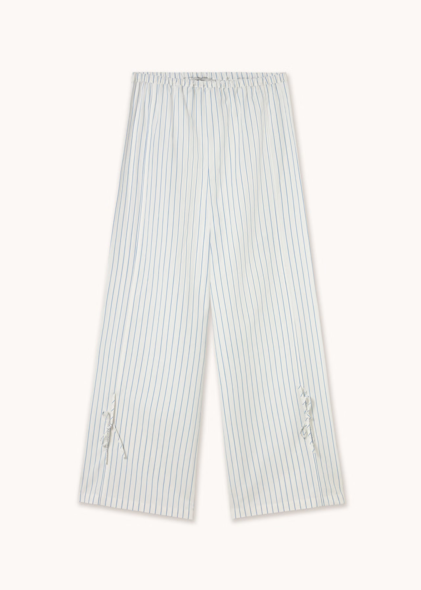 Striped elasticated pants