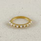 Pearl band ring