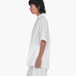 Ocean open-back shirt, bright white