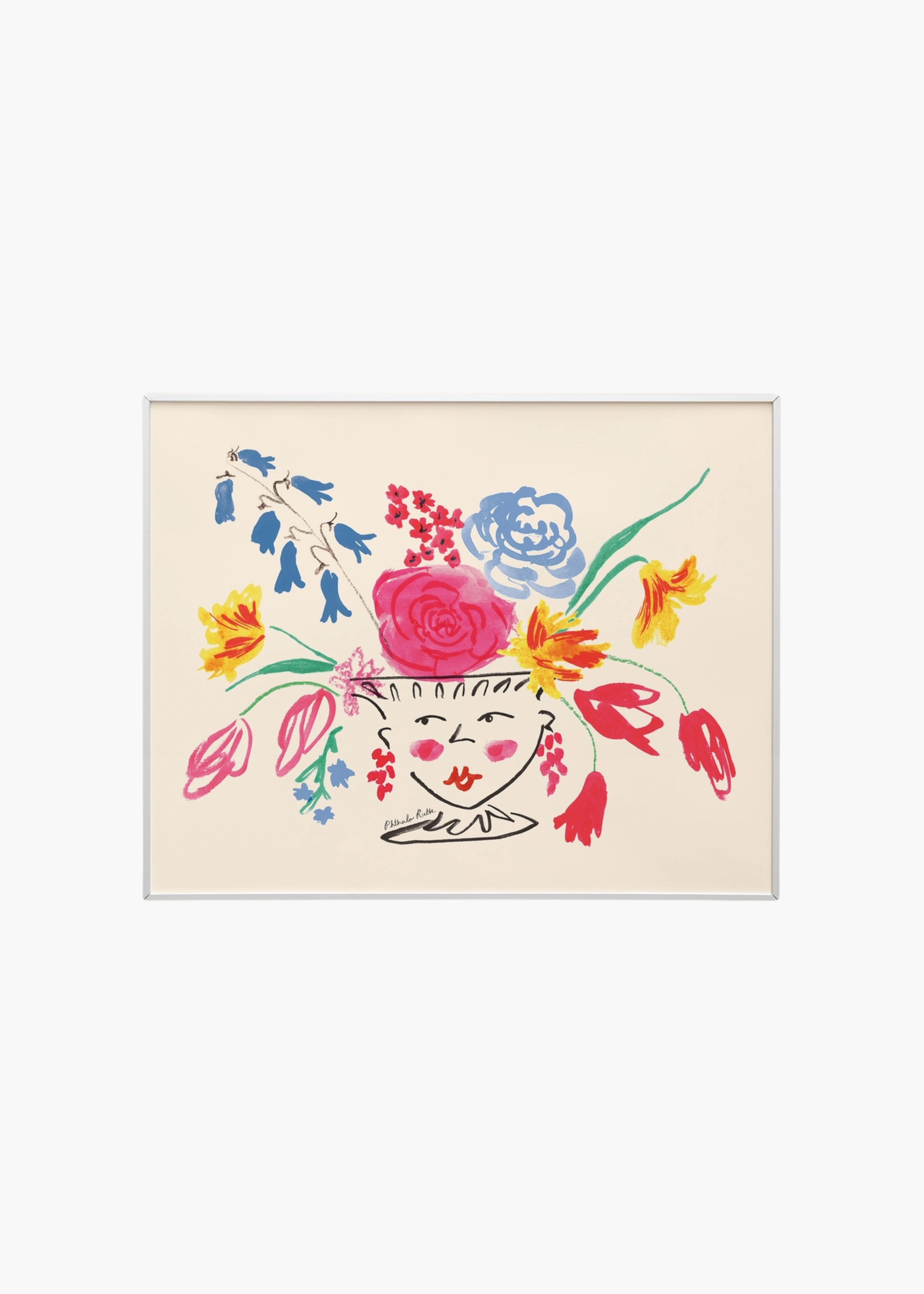 Blooming vase art print