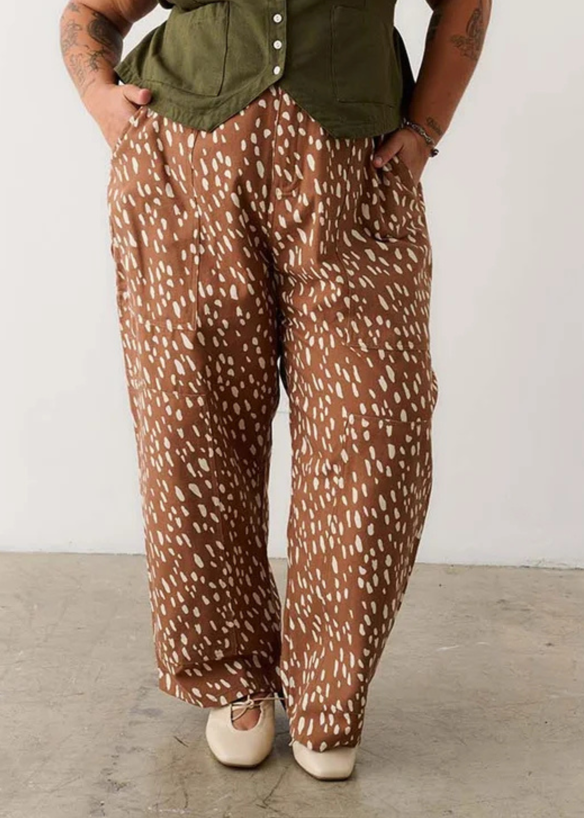 Artist pant, fawn