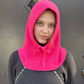 Cashmere balaclava, hot pink