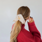 Grommet jumbo scrunchie