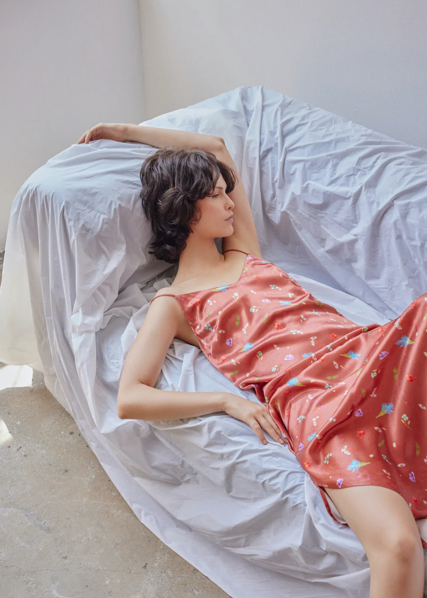 Lisbon dress, copper