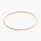 Thin edged geometric bangle