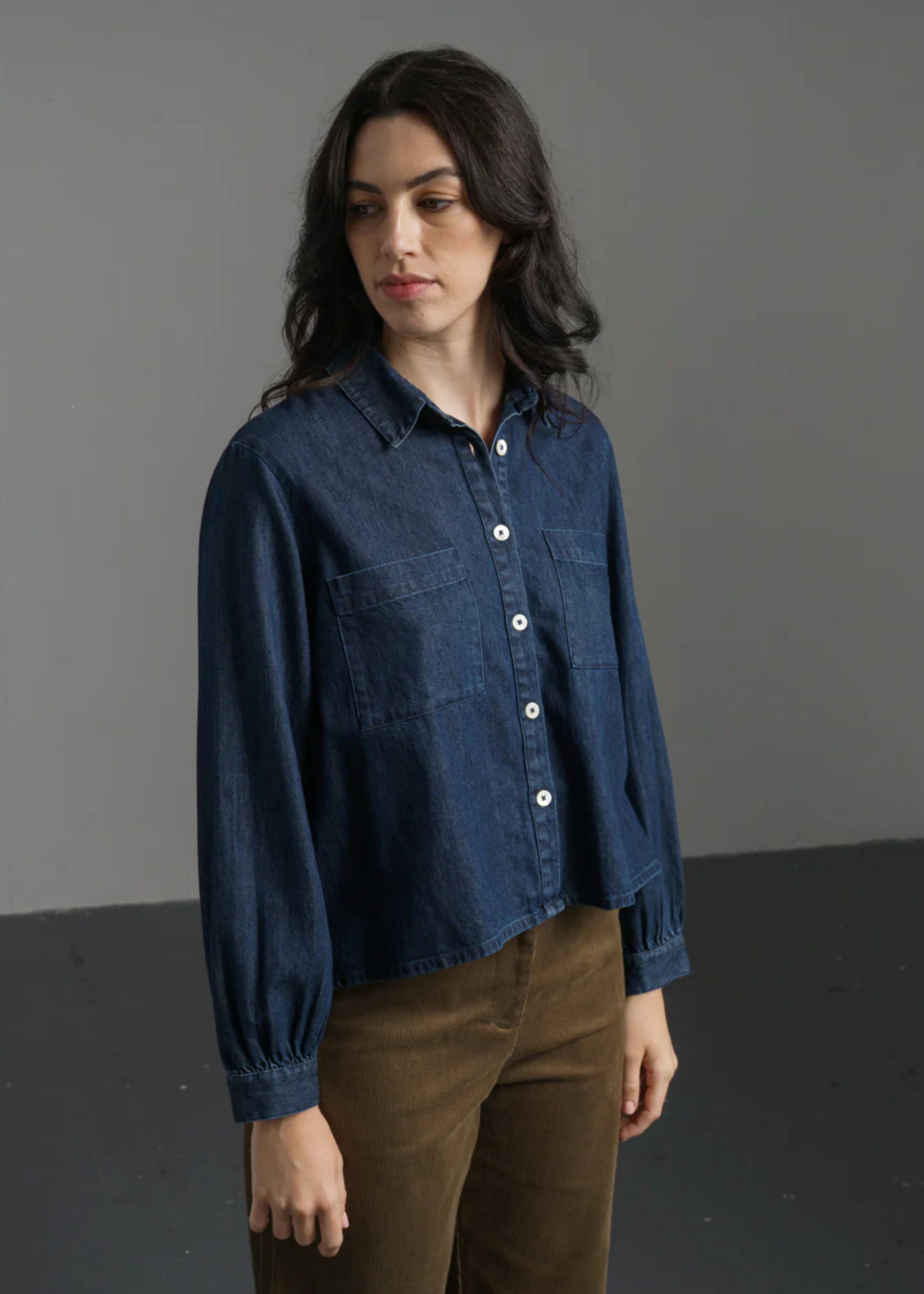 Ada cropped blouse