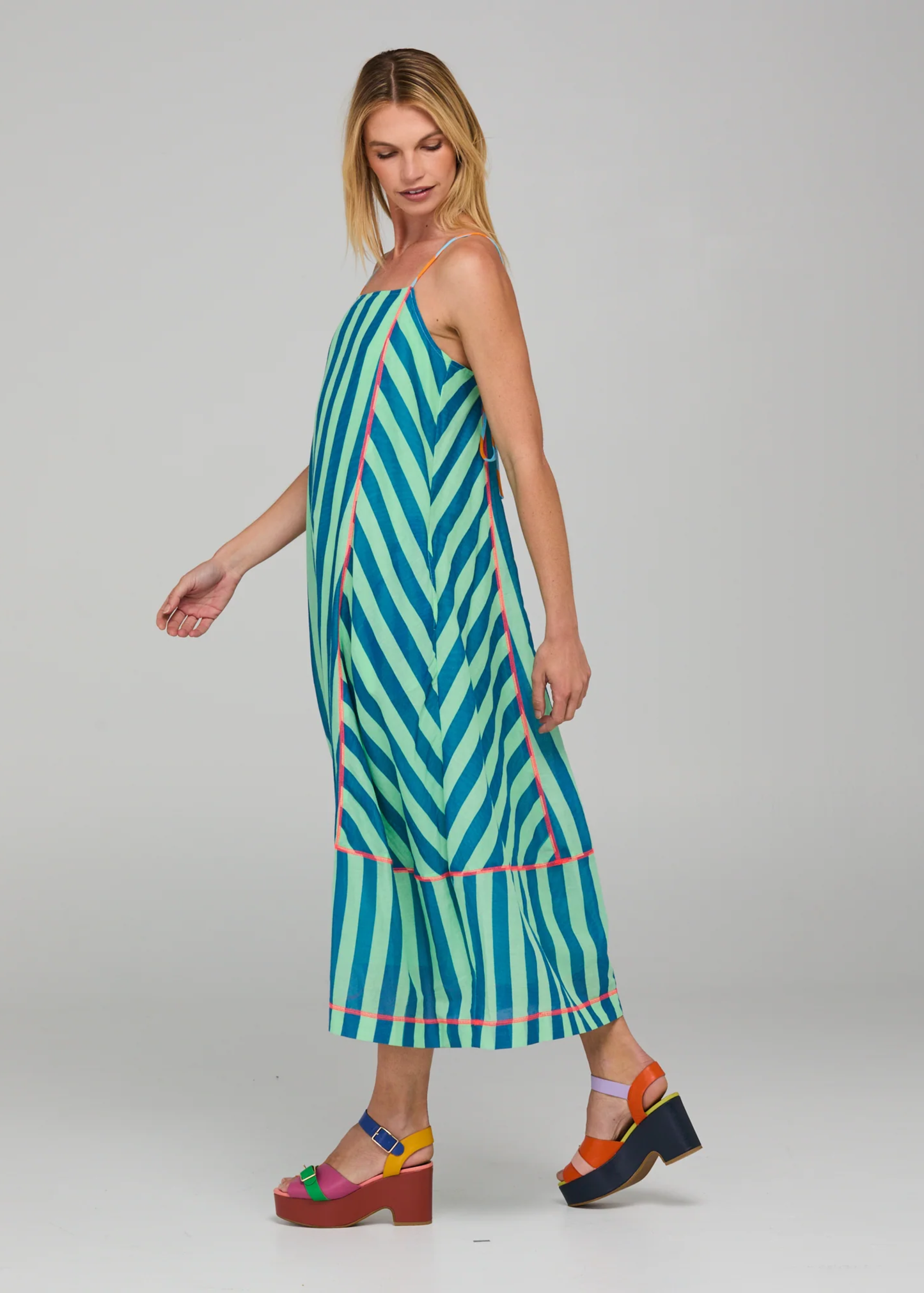 Sami dress, capri green