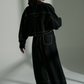 Wes linen jacket, black
