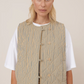 Axis vest, double pinstripe