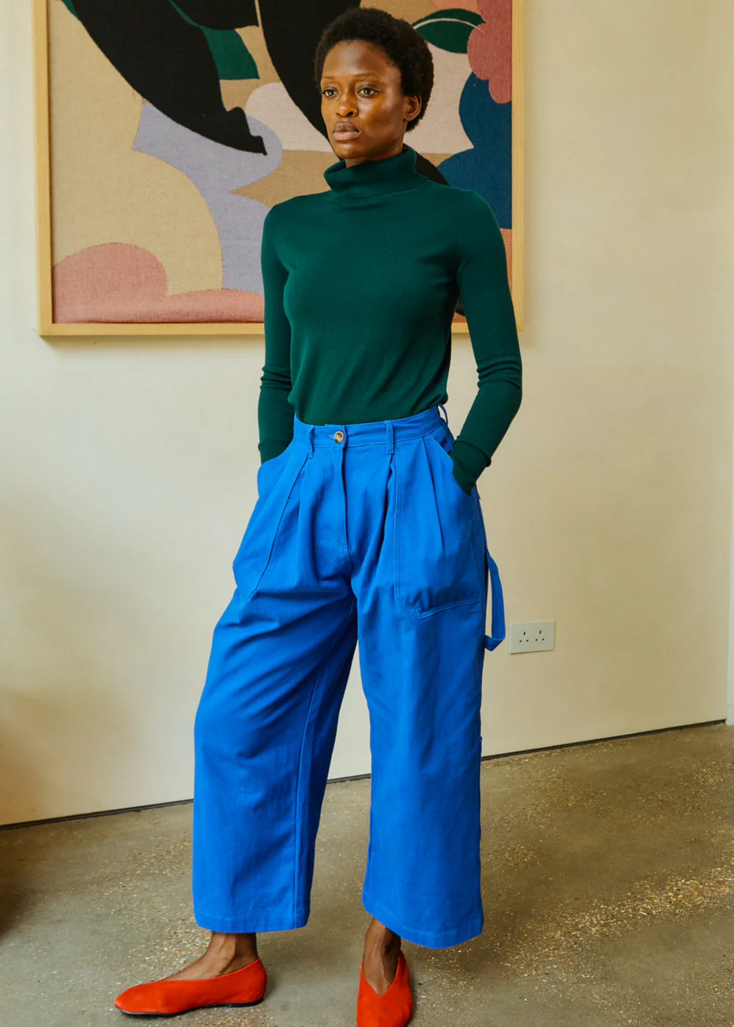 Workpant, cobalt