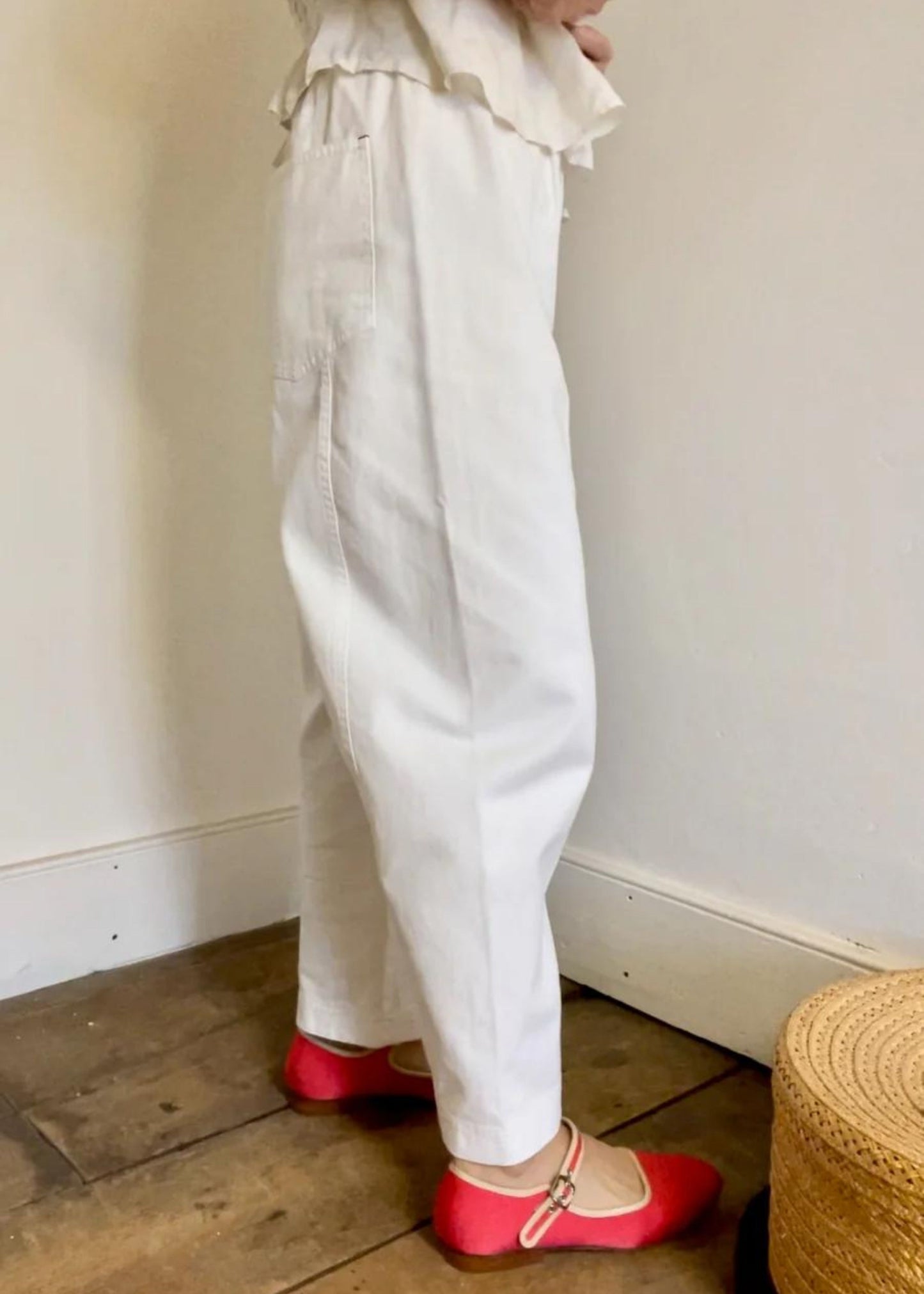 Janus pants, white