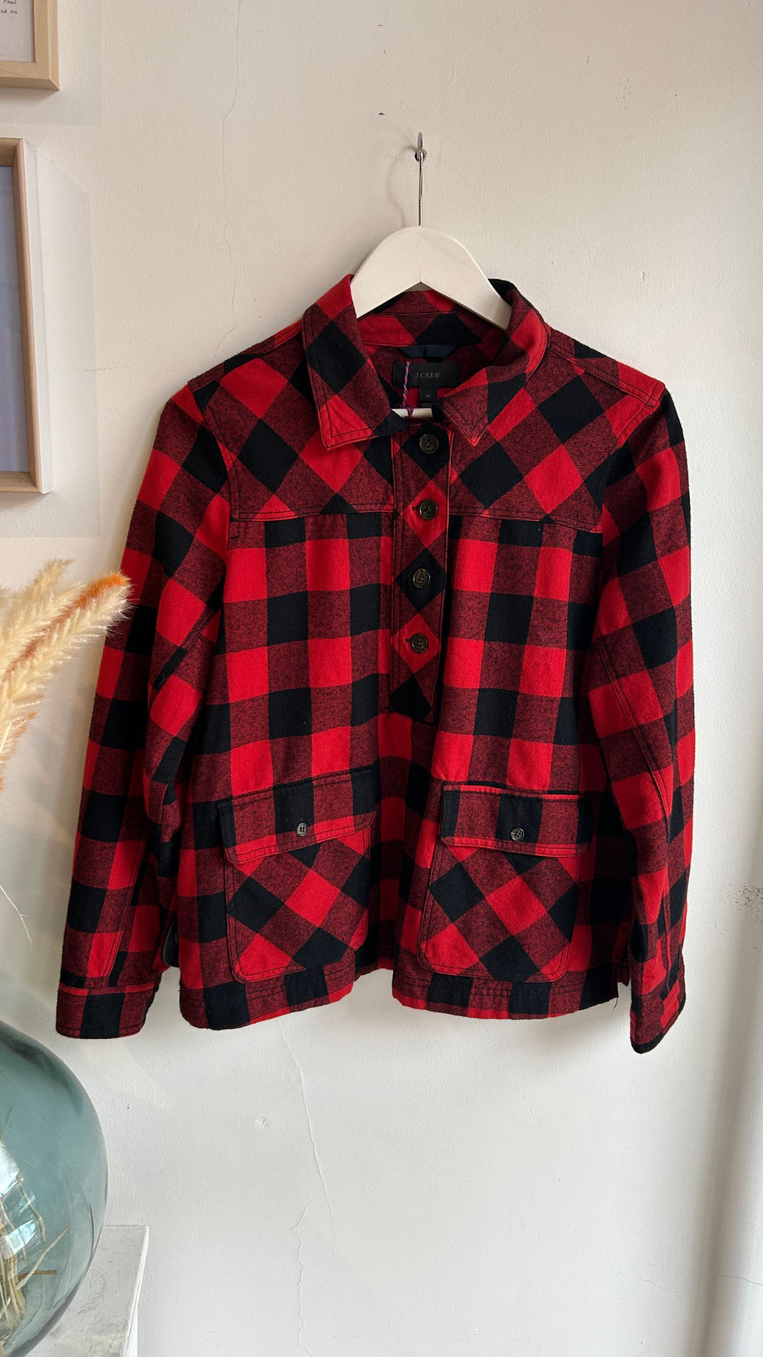 J.Crew flannel top
