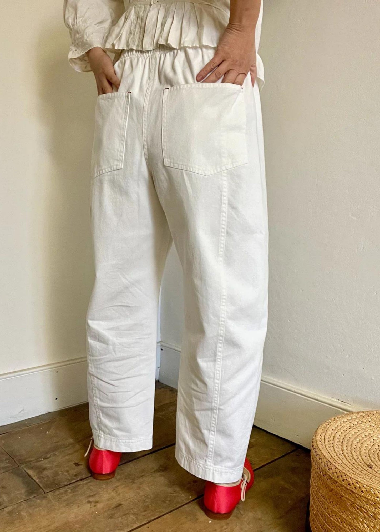 Janus pants, white