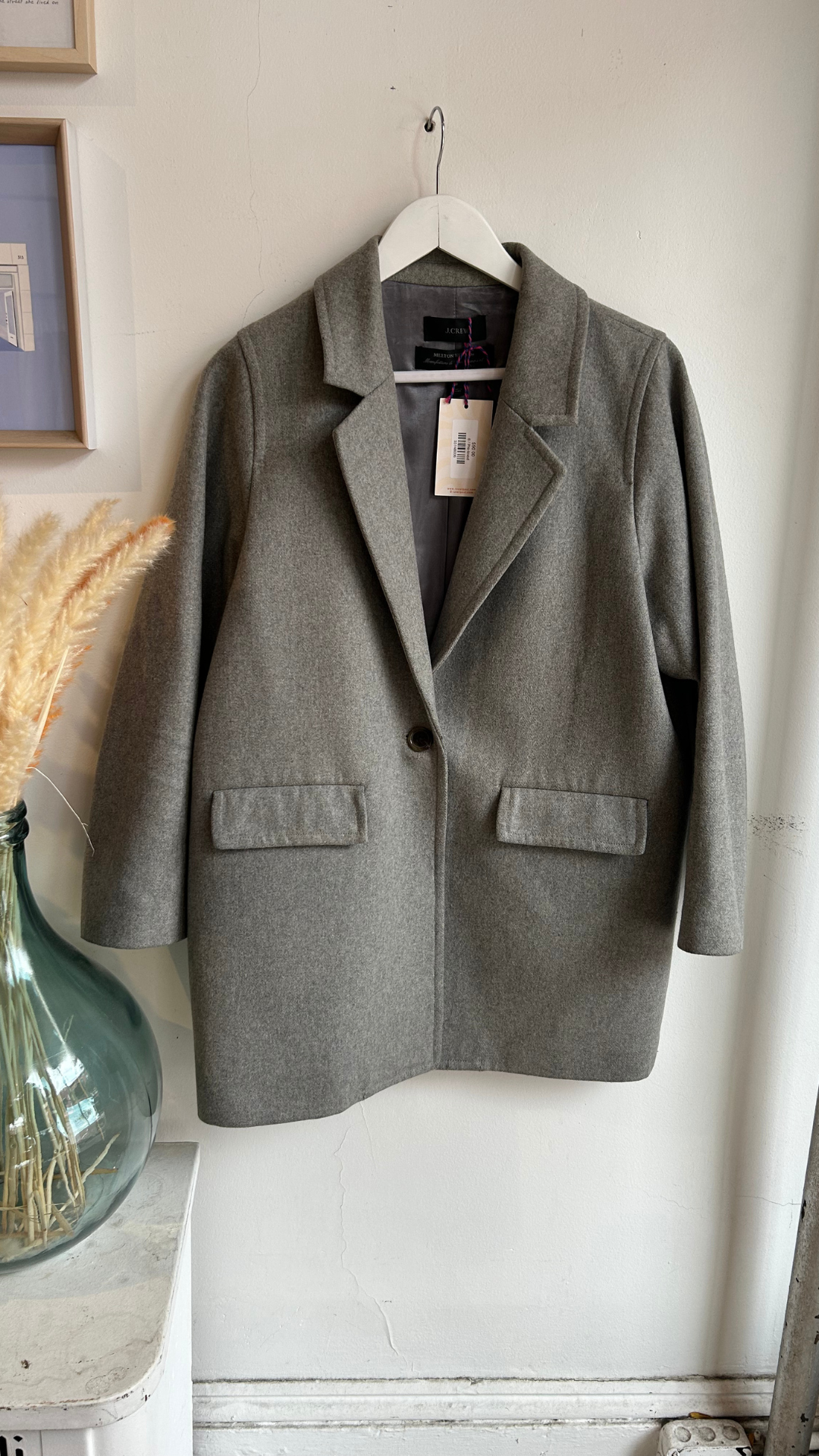 JCrew coat, grey