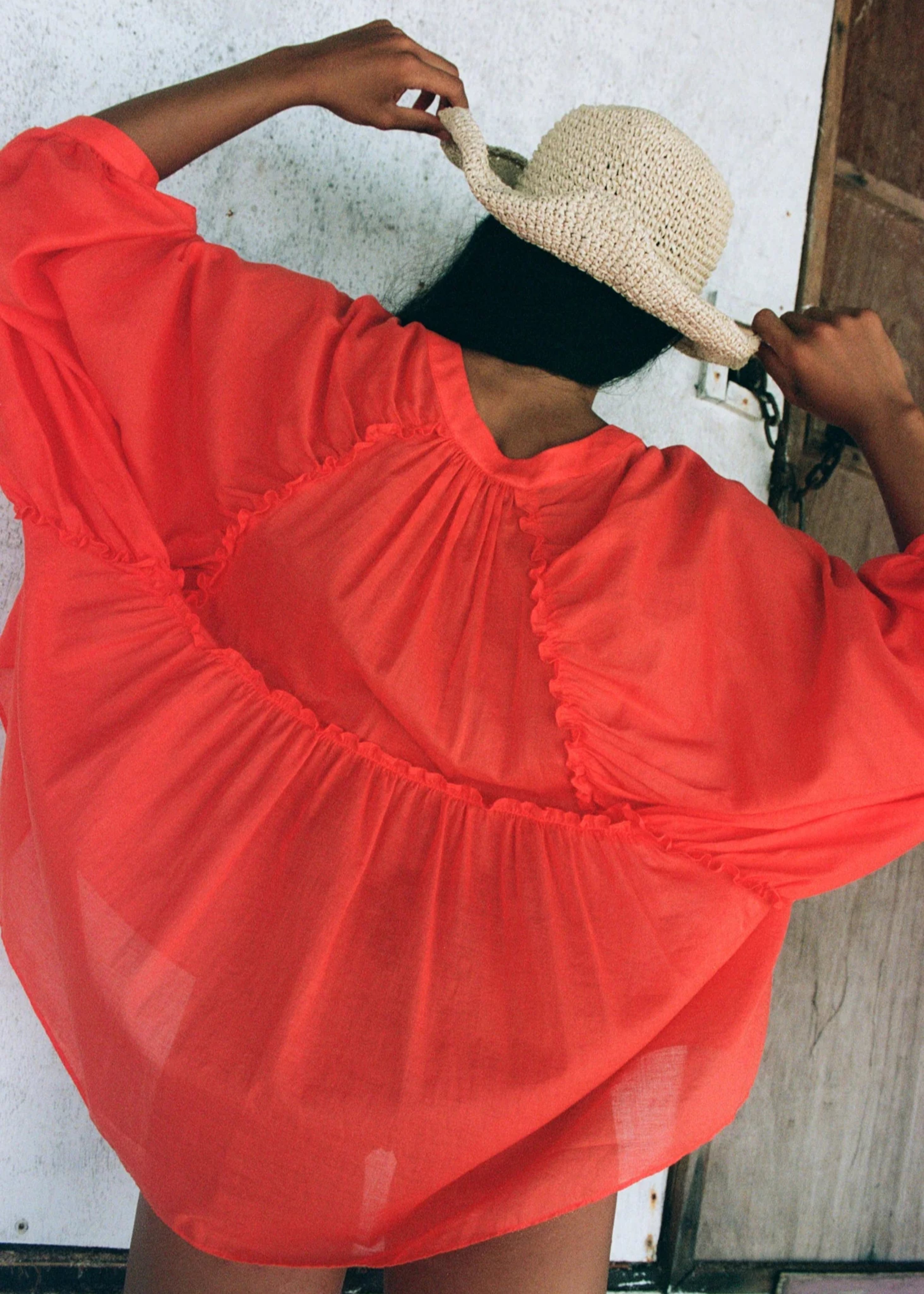 Thalia cotton voile shirt