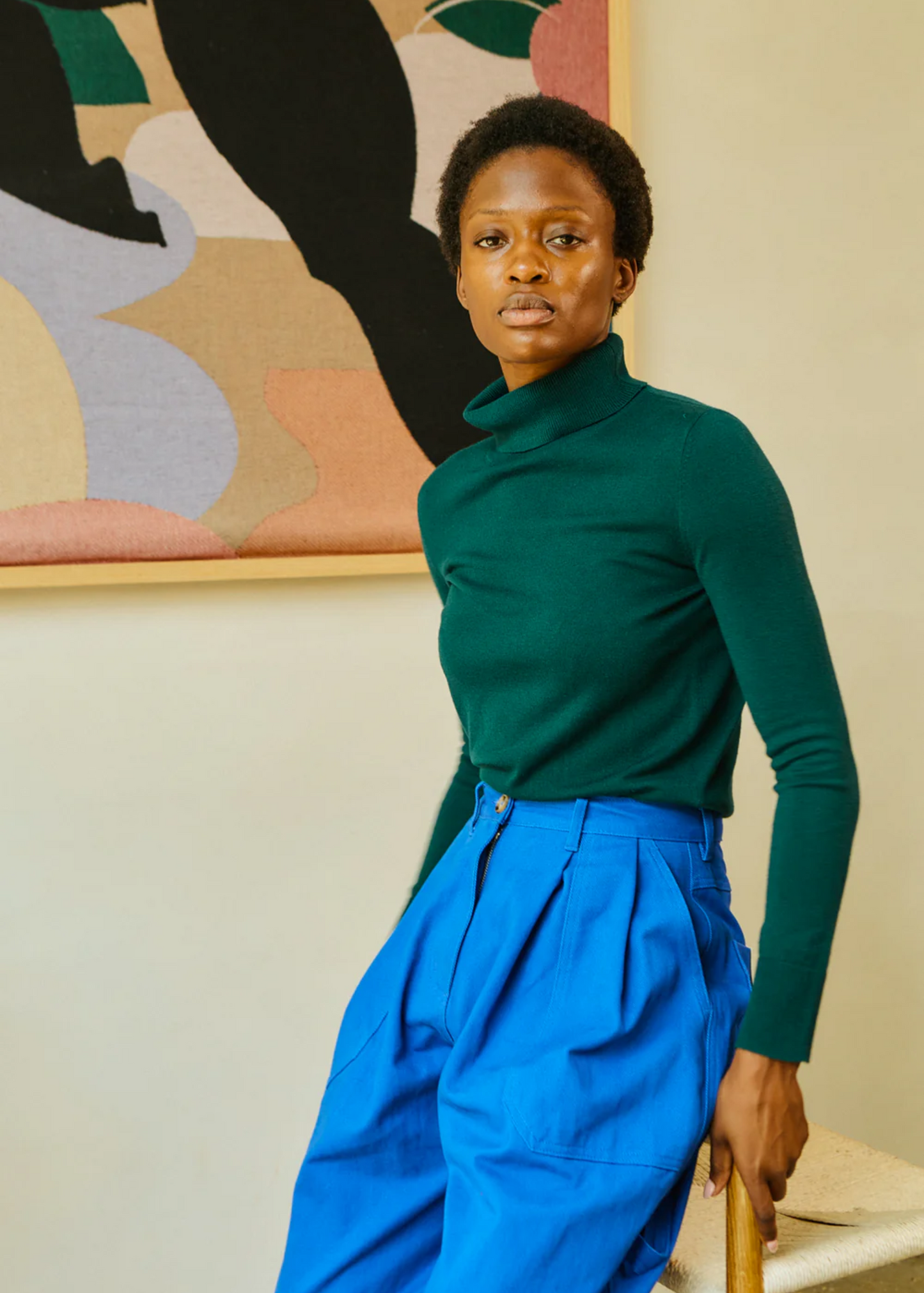 Workpant, cobalt