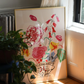Blooming hands art print