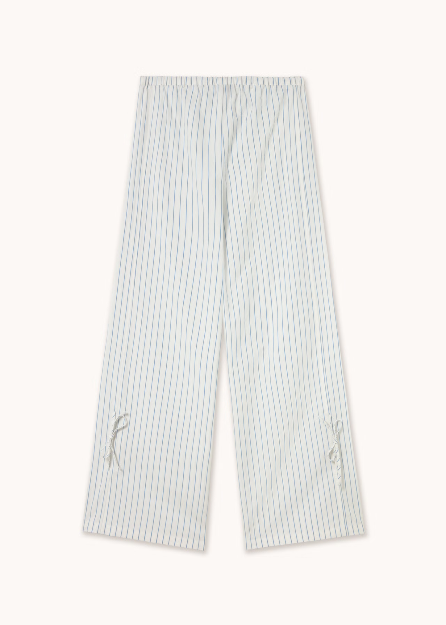 Striped elasticated pants