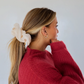 Grommet jumbo scrunchie