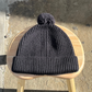 Neve pom pom hat, black