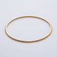 Thin edged geometric bangle