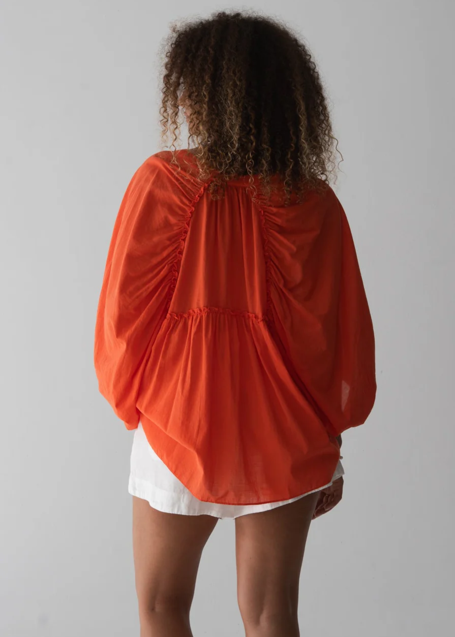 Thalia cotton voile shirt