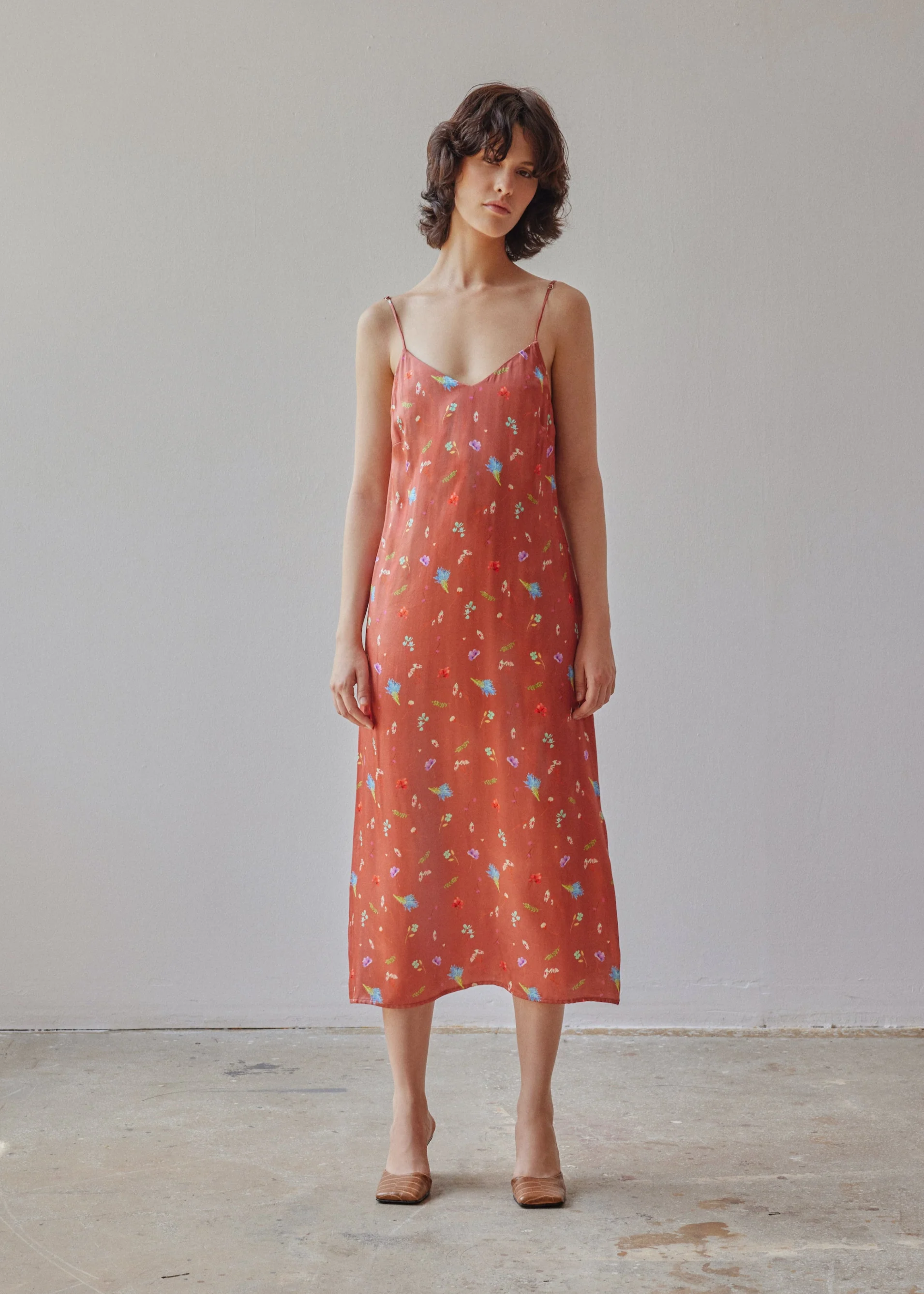 Lisbon dress, copper