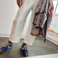 Janus pants II (with side pockets), white