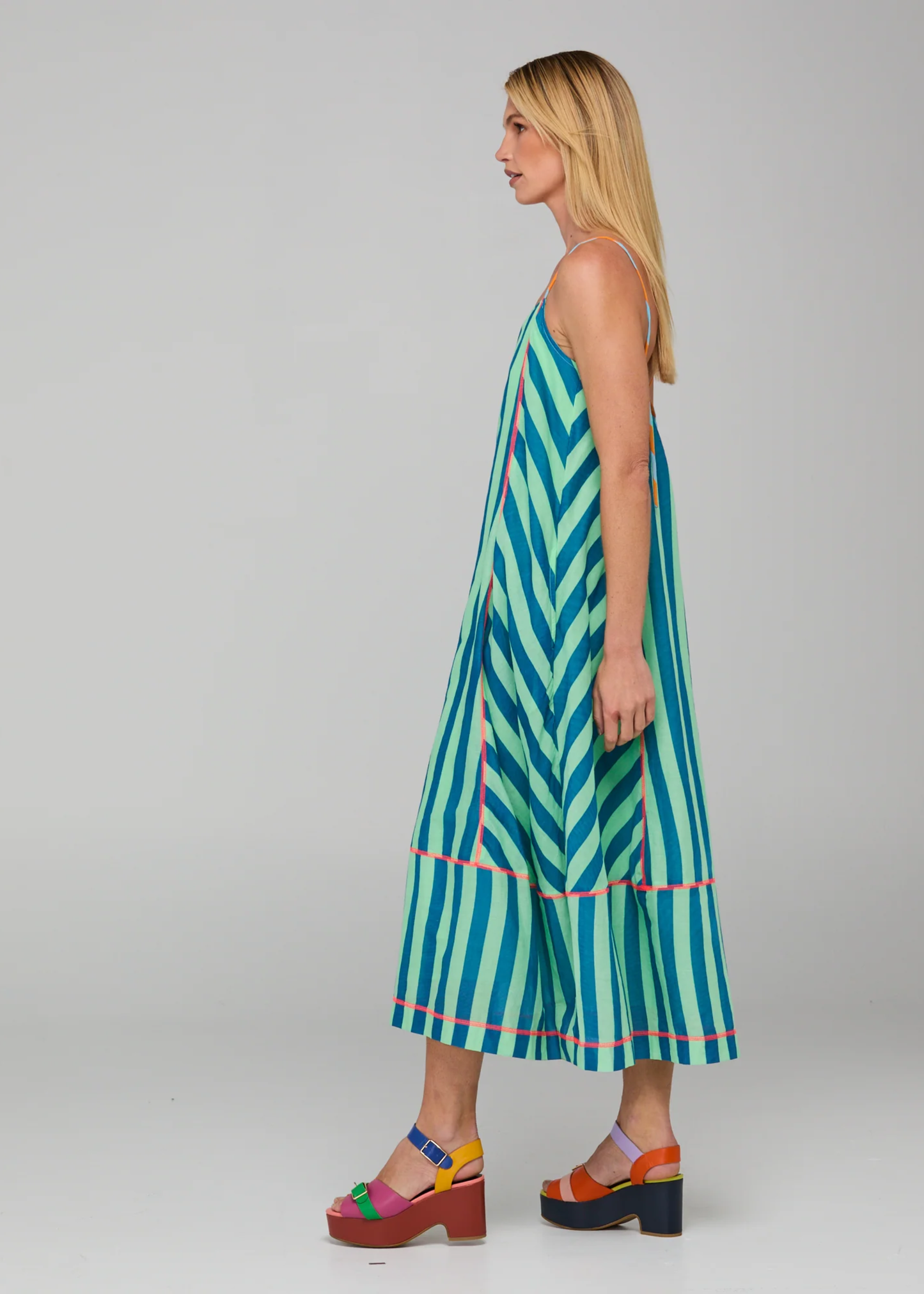 Sami dress, capri green