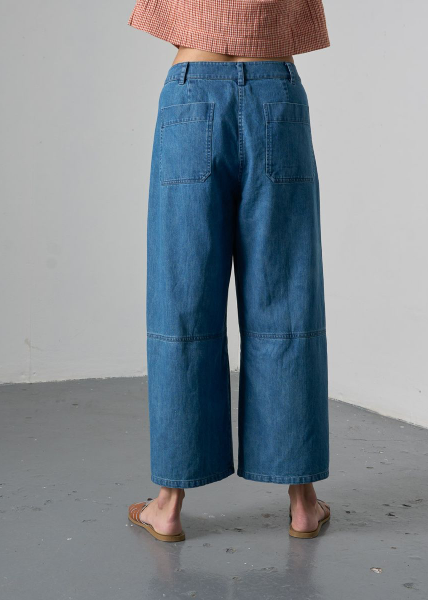 Alicia barrel leg trousers