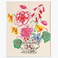 Blooming hands art print