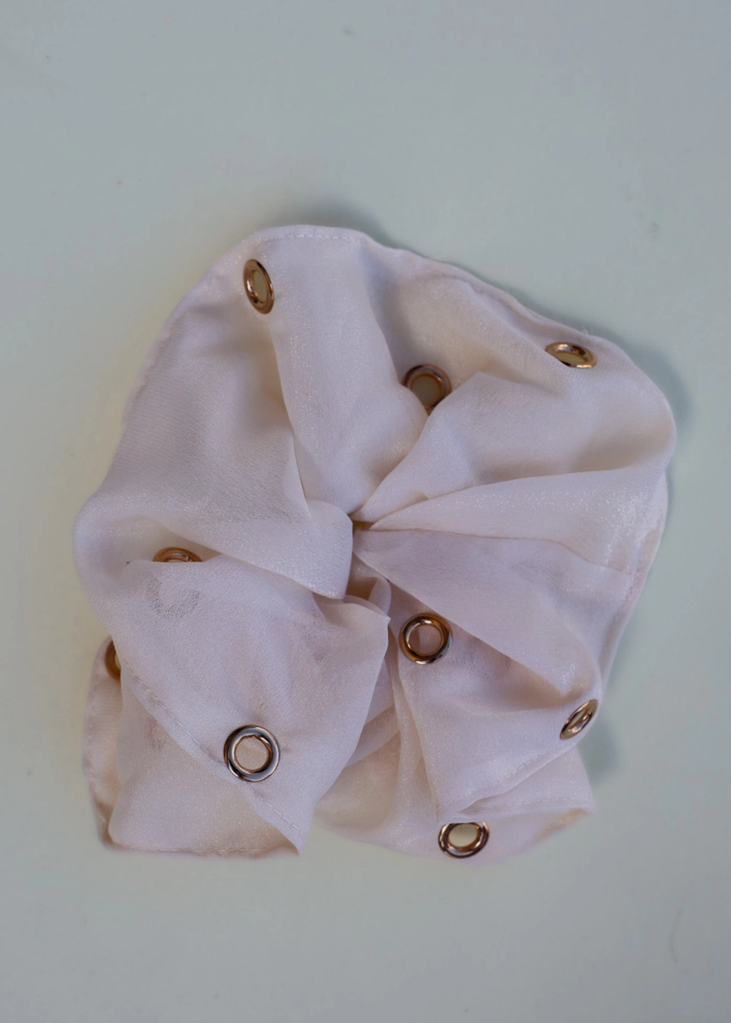 Grommet jumbo scrunchie