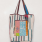 XotiI zero waste quilted kantha bag, 2-way/reversible