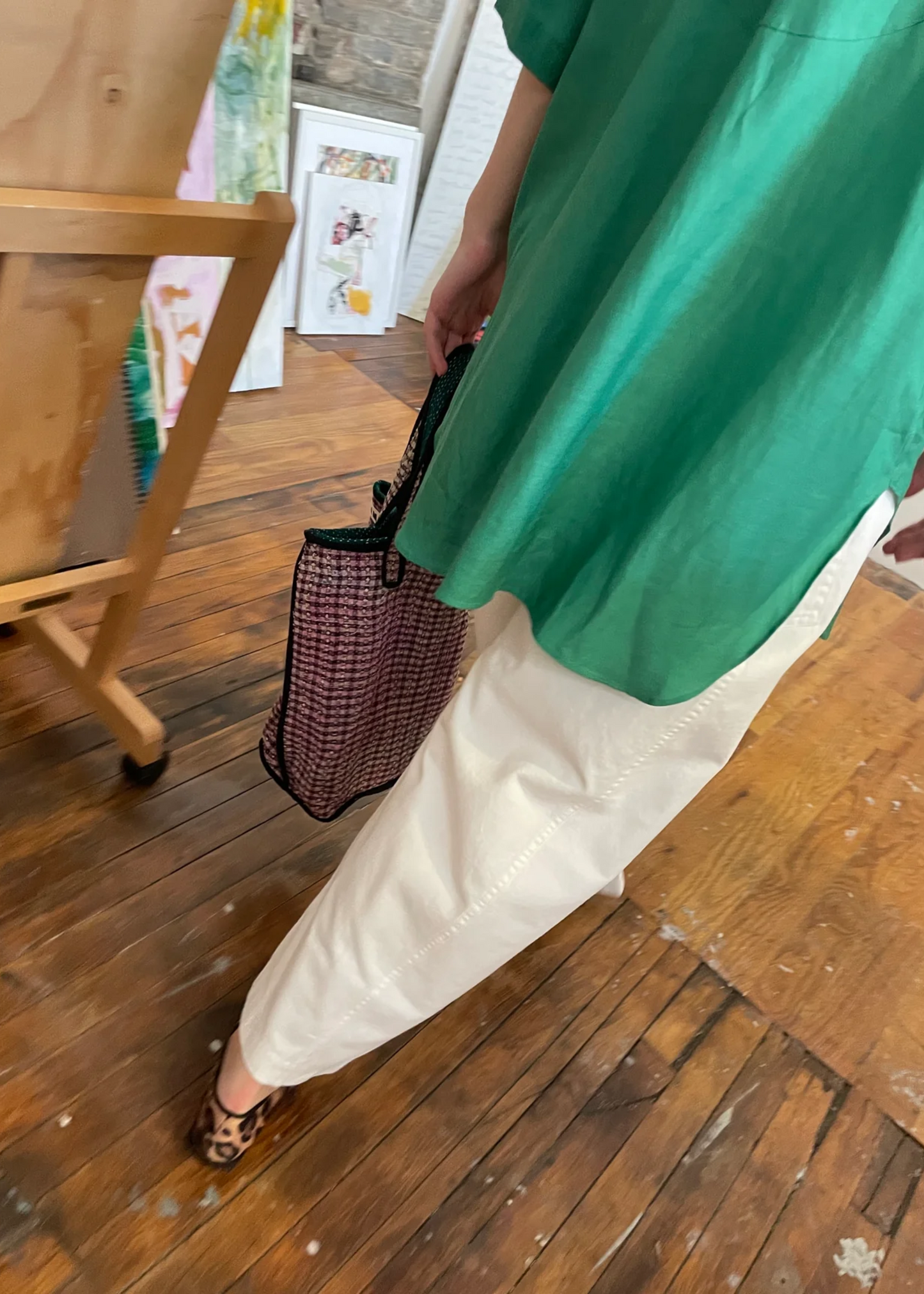 Janus pants II (with side pockets), white