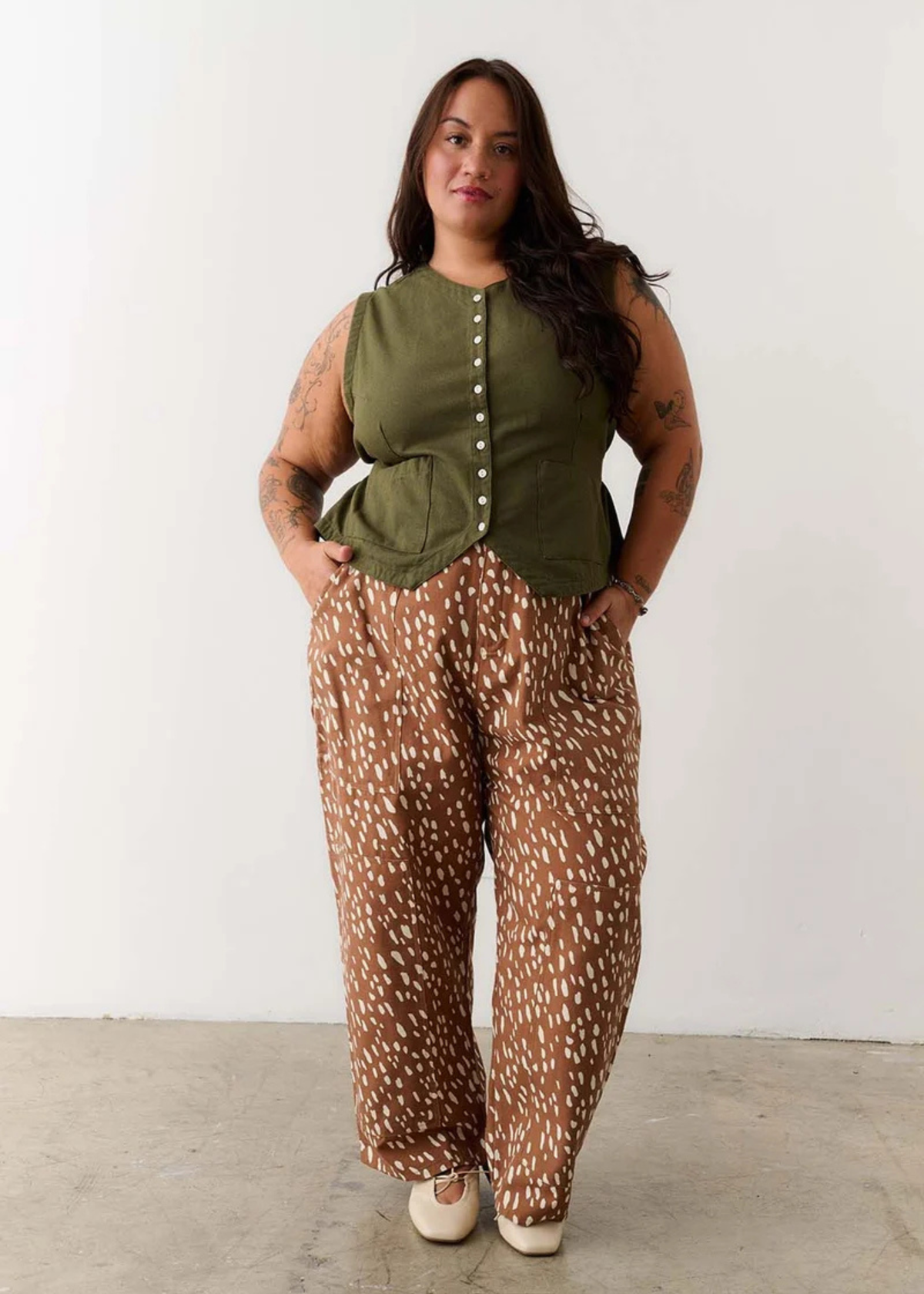 Artist pant, fawn