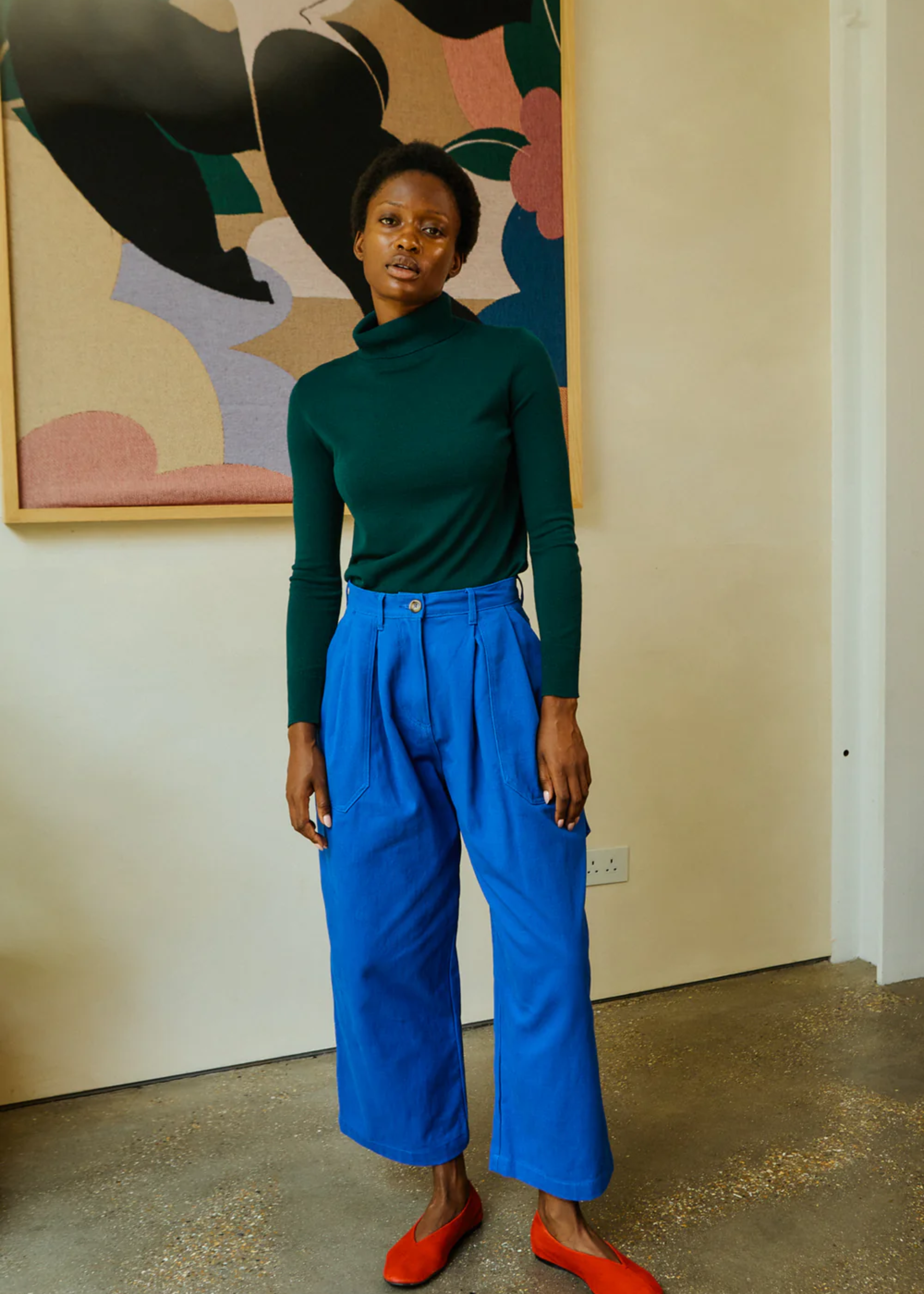 Workpant, cobalt