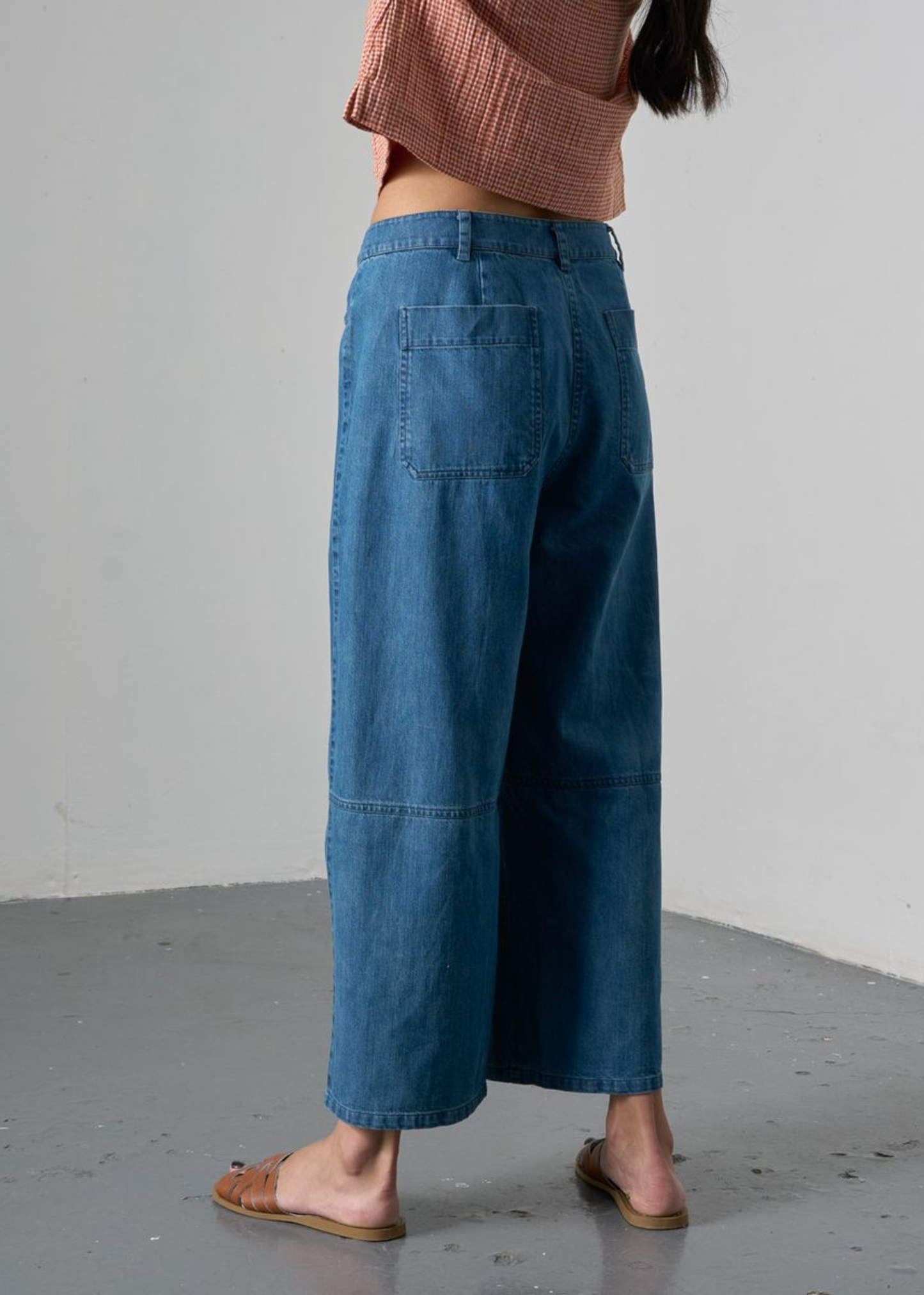 Alicia barrel leg trousers