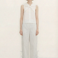 Striped elasticated pants