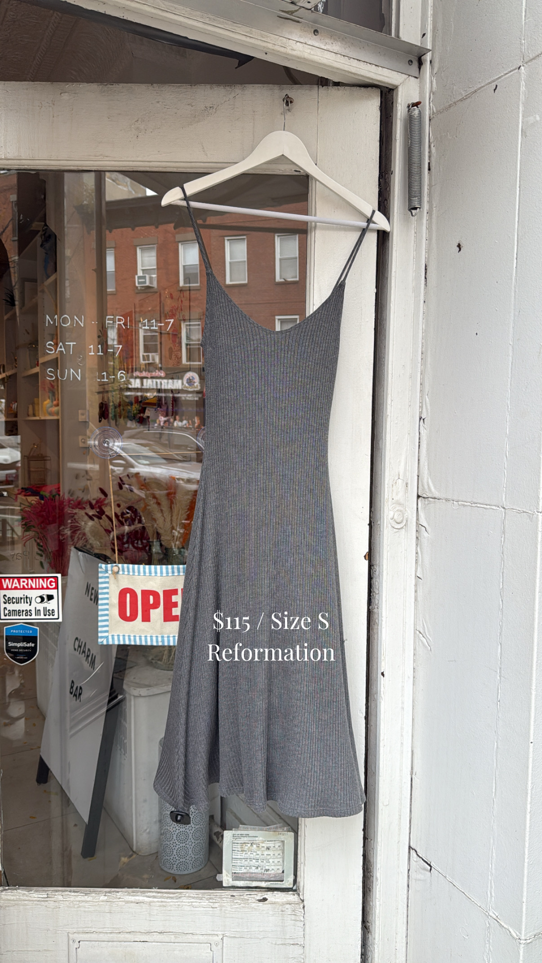 Reformation jeans dress