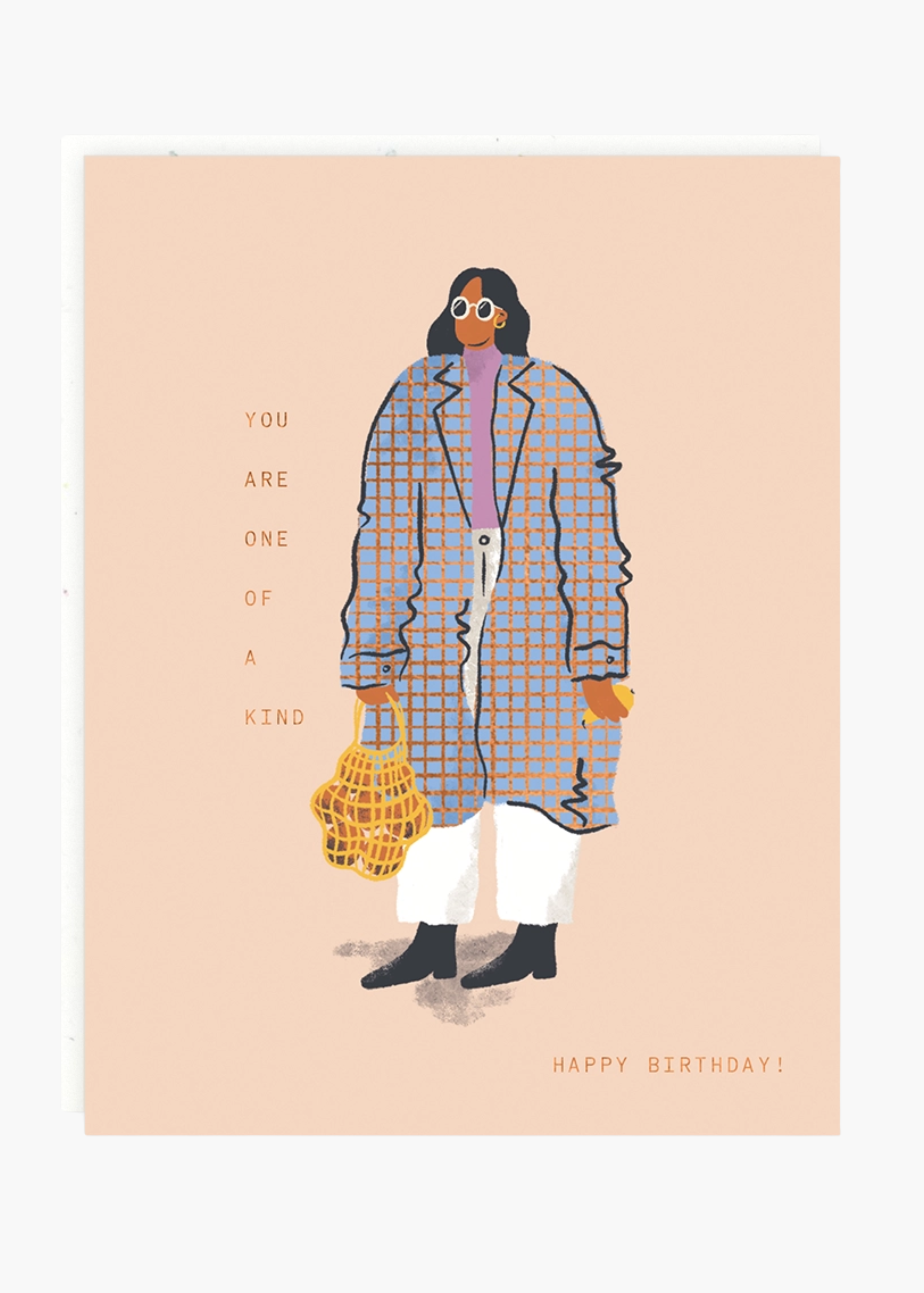 Bag lady card