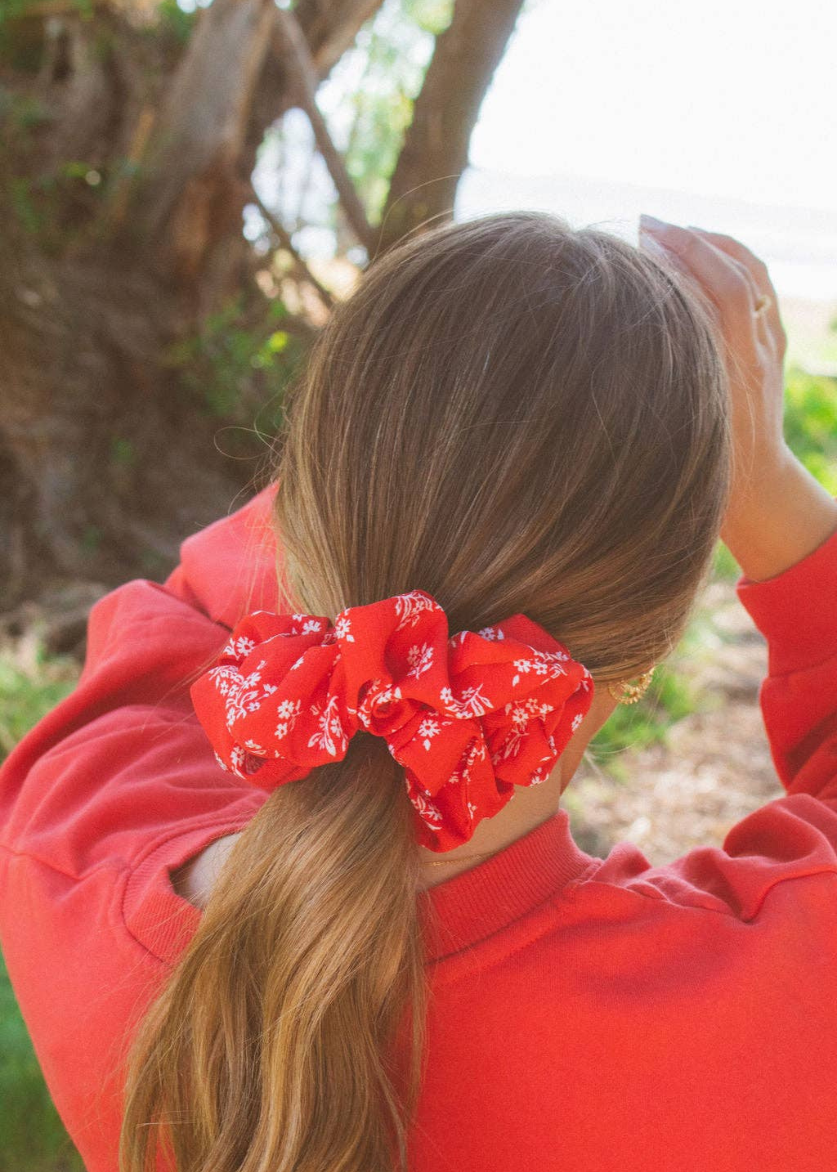 Azalea jumbo scrunchie
