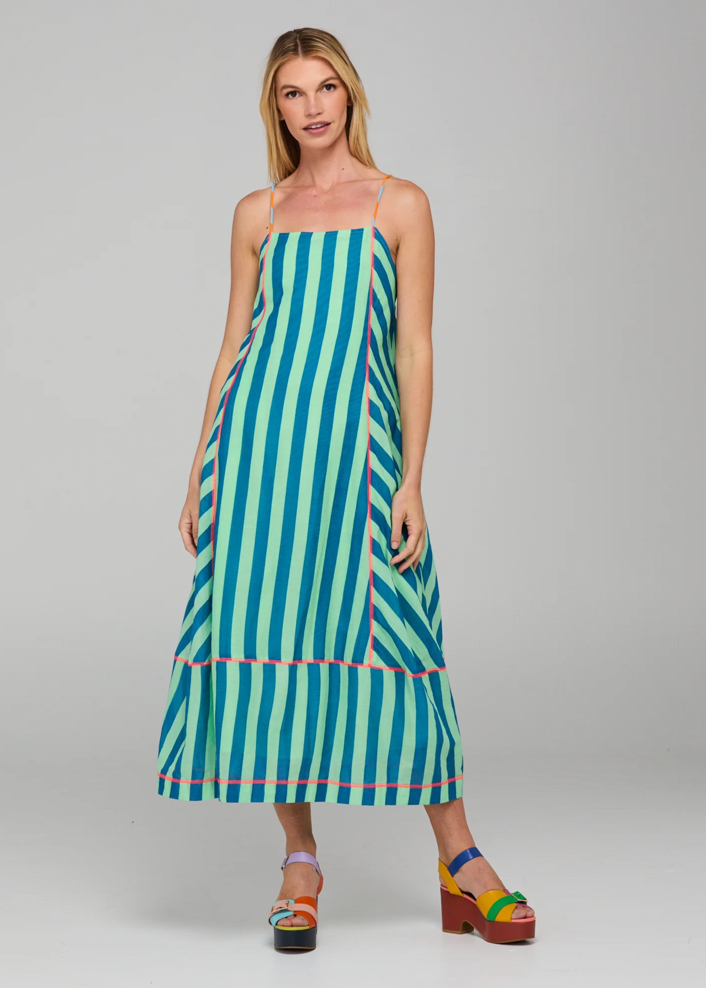 Sami dress, capri green